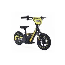 Elektromos Futóbicikli RIRIBIKE RTX3 24V (12"), sárga, Lítium akkumulátor, 100 W motor, Tárcsafék, Állítható puha PU ülés