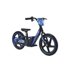 Elektromos futóbicikli RIRIBIKE RTX6 24V (16"), kék, Lítium akkumulátor, 250 W motor, Tárcsafék, Állítható puha PU ülés