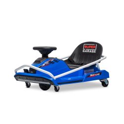Beneo Motors driftelős gokart 24V, kék, 300 W-os kefe nélküli motor, lítium akkumulátor, drift üzemmód 14 km/h végsebességgel, masszív acélváz, biztonsági öv, sportülés, multifunkciós kormánykerék