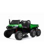 Elektromos Kisautó gyerekeknek Farm RIDER Mezőgazdasági 6X6, 4 Kerék Meghajtás, 2x12V akkumulátorral, EVA kerekekkel, széles kétüléses üléssel, lengéscsillapított kerekek, 2,4 GHz távirányítóval, MP3 lejátszó USB / SD bemenettel, Bluetooth