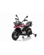 BMW F850 GS elektromos motor, eredeti licenc, 12V akku, EVA soft kerekek, 2 x 35W motor, LED lámpák, Segéd kerekek, piros