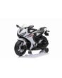 HONDA CBR 1000RR Elektromos motor, Licenc, 12V akkumulátor, Műanyag kerekek, 30W motor, LED lámpák, fix váz, segédkerekek, fehér