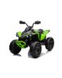 Elektromos quad Can-am Renegade, zöld, egyszemélyes, lengéscsillapított első és hátsó tengely, LED Világítás, 12V akkumulátor, 2 x 35W Motorok, puha EVA kerekek, MP3 lejátszó USB/AUX bemenettel, Eredeti liszensz