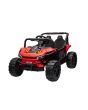 Elektromos játékautó UTV Small 12V, piros, Hátsó kerék meghajtás, 12V akkumulátor, Műanyag kerekek, széles dupla ülés, 2,4 GHz távirányító, Együléses, MP3 lejátszó USB/SD bemenettel, LED világítás