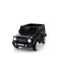 Elektromos Mercedes G játékautó, fekete, egyszemélyes ülés, lítium akkumulátor, 2,4 GHz-es távirányító, 2X MOTOR, USB, SD kártya, EREDETI licenc