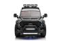 Ford Super Duty 24V Elektromos autó fekete, Kétüléses, 4X4 meghajtás nagy teljesítményű 24 V-os motorokkal, Dupla hátsó kerekek - puha EVA kerekek, Műanyag ülés, 2,4 GHz-es távirányító, LED-es rámpa, MP3-lejátszó USB-bemenettel, EREDETI liszensz