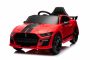 Elektromos gyermekautó Ford Shelby Mustang GT 500 Cobra , piros , 2,4 GHz-es távirányító, USB bemenet, LED lámpák, 2 x 30 W-os motor, EREDETI licenc