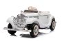 Mercedes-Benz 540K 4x4 Elektromos autó, fehér, felnőtt vezérlés a kormánykerék által, 4x4, 12V14AH akkumulátor, EVA kerekek, kárpitozott ülés, 2,4 GHz DO, MP3 lejátszó, USB, Bluetooth, eredeti licenc