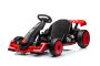 Licencelt Audi drift gokart 24 V, piros, LED -es lámpák, 2 x 150W motor, drift üzemmód 12 km/h sebességgel, 24 V -os akkumulátor, hatalmas vasszerkezet, állítható ülés, MP3 lejátszó