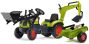 AKCIÓ - FALK Pedálos traktor 2040N Claas Arion 410 markolóval, kotróval és pótkocsival