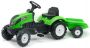 FALK Pedálos traktor 2057J Garden master zöld pótkocsival