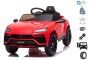 Elektromos játékautó Lamborghini Urus, 12 V, 2,4 GHz távirányító, USB / SD bemenet, lengéscsillapított, nyitható ajtók, puha EVA kerekek, 2 X MOTOR, piros, Eredeti liszensz