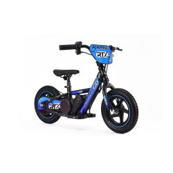 Elektromos Futóbicikli RIRIBIKE RTX3 24V (12"), kék, Lítium akkumulátor, 100 W motor, Tárcsafék, Állítható puha PU ülés