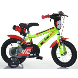 DINO Bikes - Gyerek bicikli 12" 412US - fekete-piros 2017