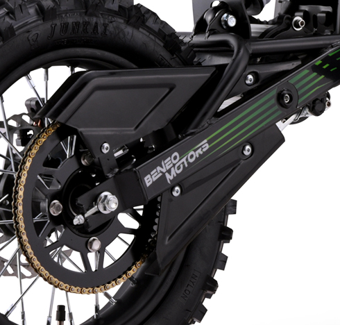 Tartós láncvédő és megerősített lendkerék