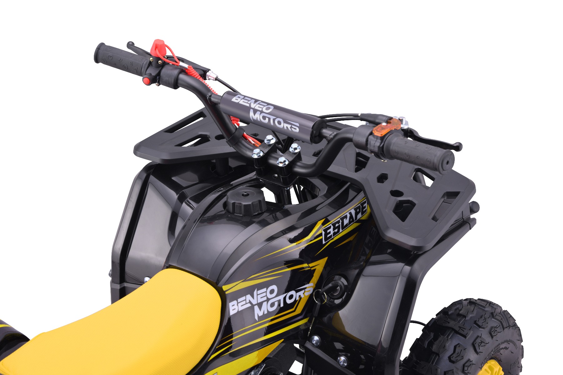 Kulcsos indítás vészleállító kapcsolóval