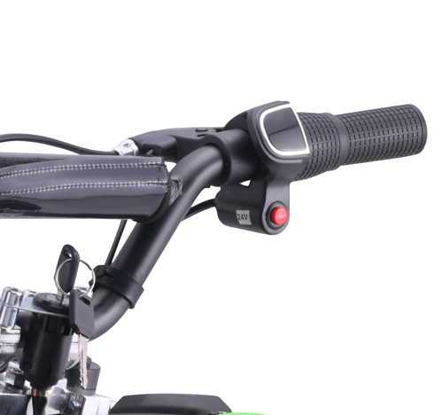 Kulcsos indítás és akkumulátor kapacitásjelző